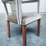 Boudoir Side Chair in Velvet, 1920s