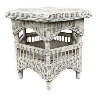 Rattan coffee table