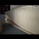 Lacquered bed by Eric Maville
