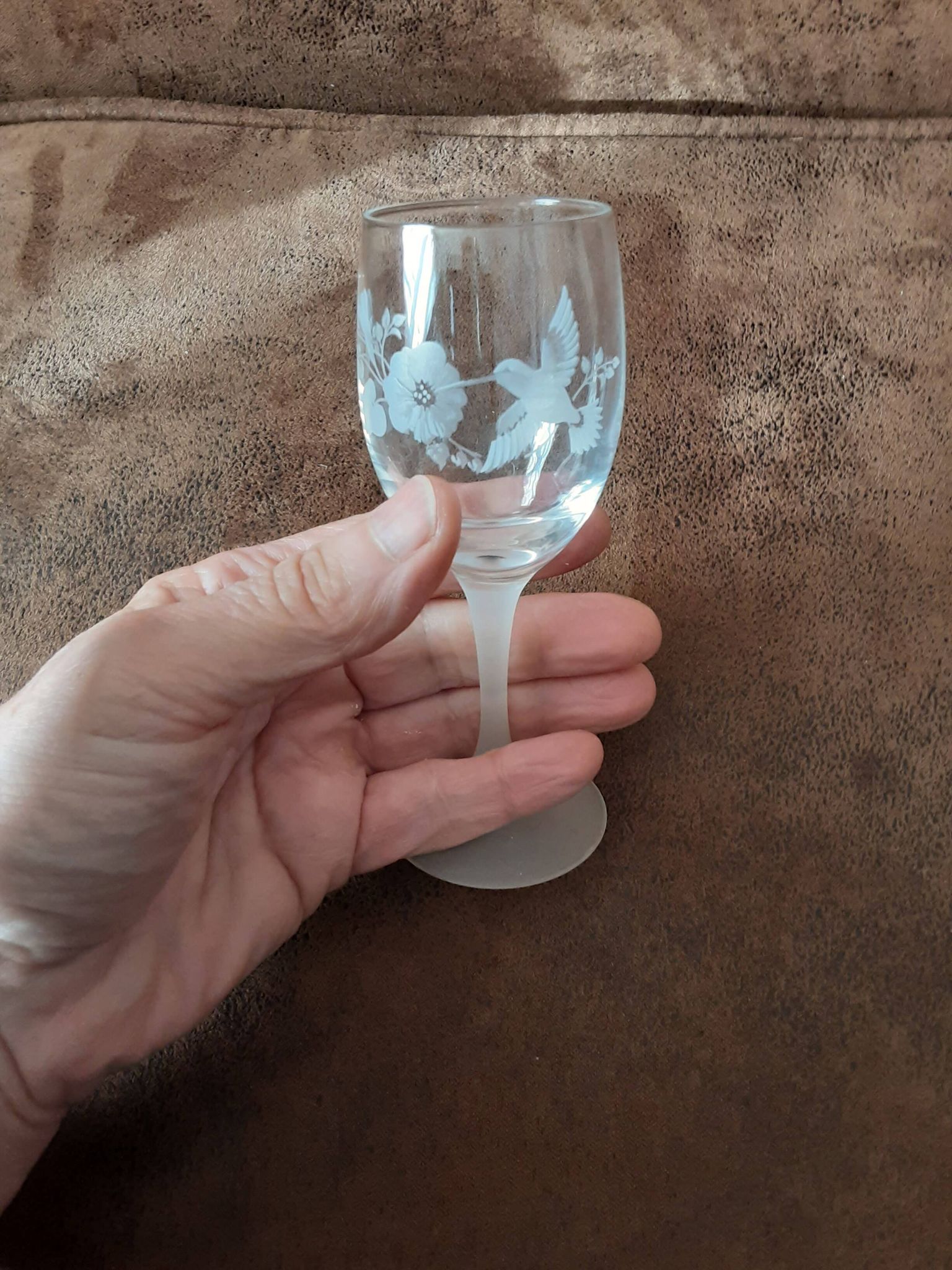 Lot de 11 verres à pied  digestif  cristal