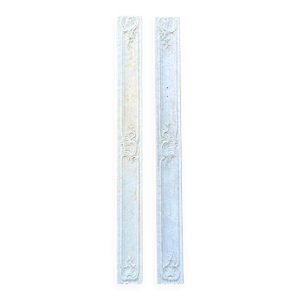 Paire de pilastres Louis - marbre