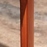 Wooden side table with vintage 70s