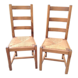 Pair of mulched / vintage chairs 60s-70s