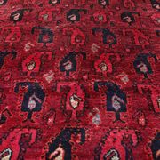 Vintage hand-knotted Boteh rug in natural wool from Afghanistan, 1960s.