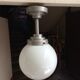 Plafonnier opaline 1930