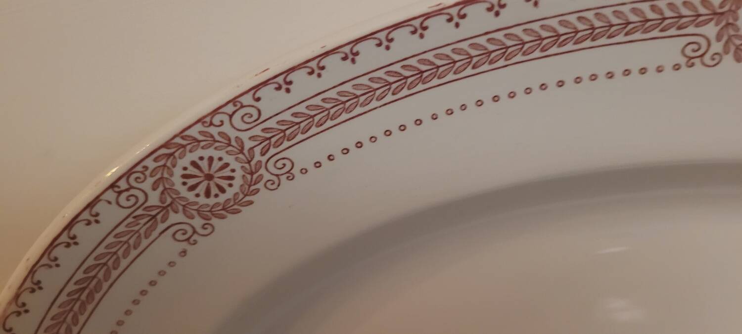 Sarreguemines oval dish