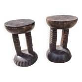 Tabourets bas africain bamiléké