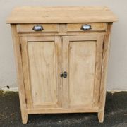 Very beautiful Parisian piece of furniture from 1940, 2 doors and 2 drawers, sanded and stripped