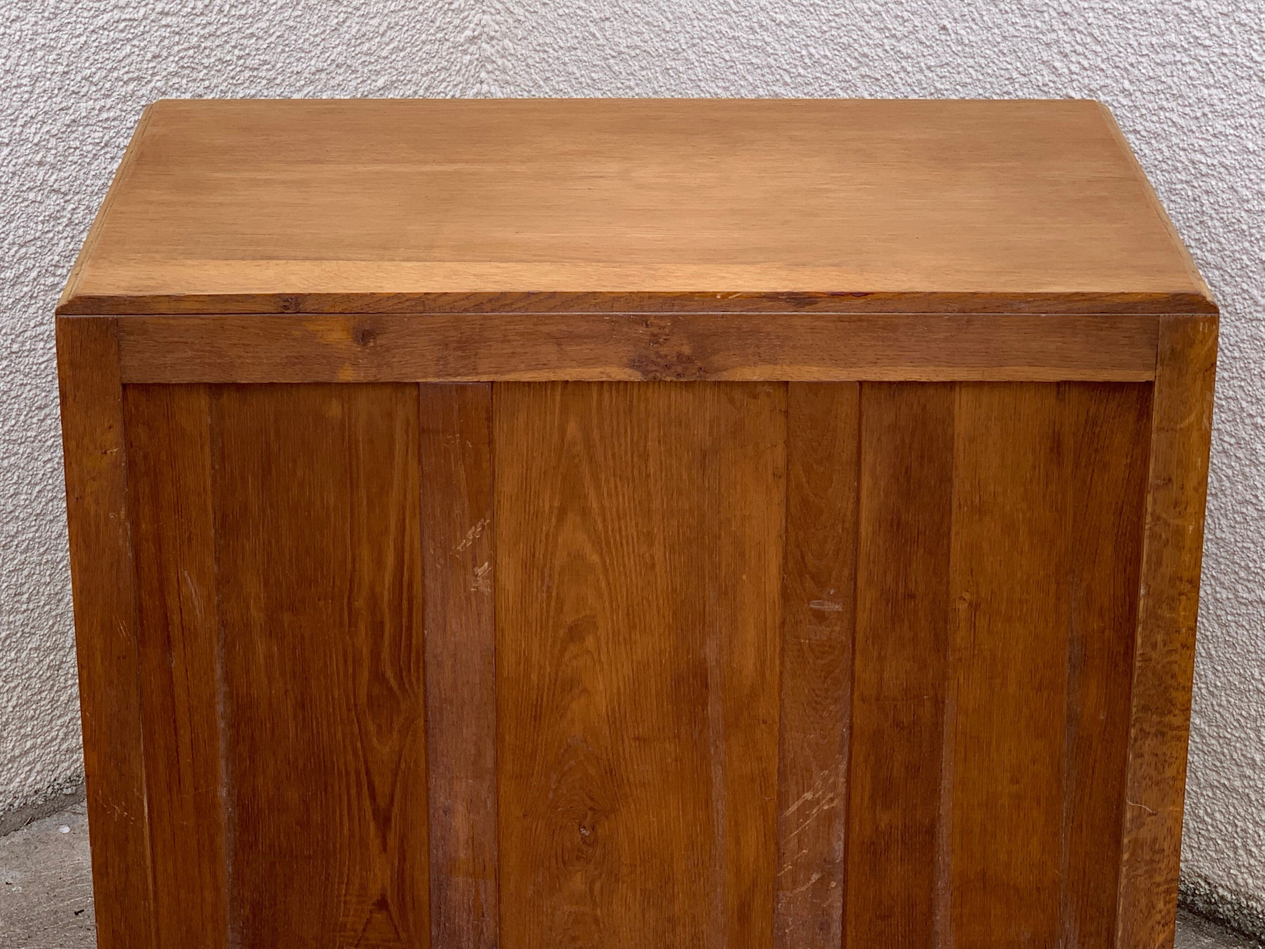 Commode Art déco chêne massif 1920