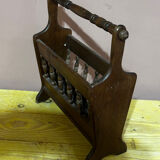 Vintage wooden magazine rack, Denmark