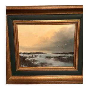 Huile sur toile de charles