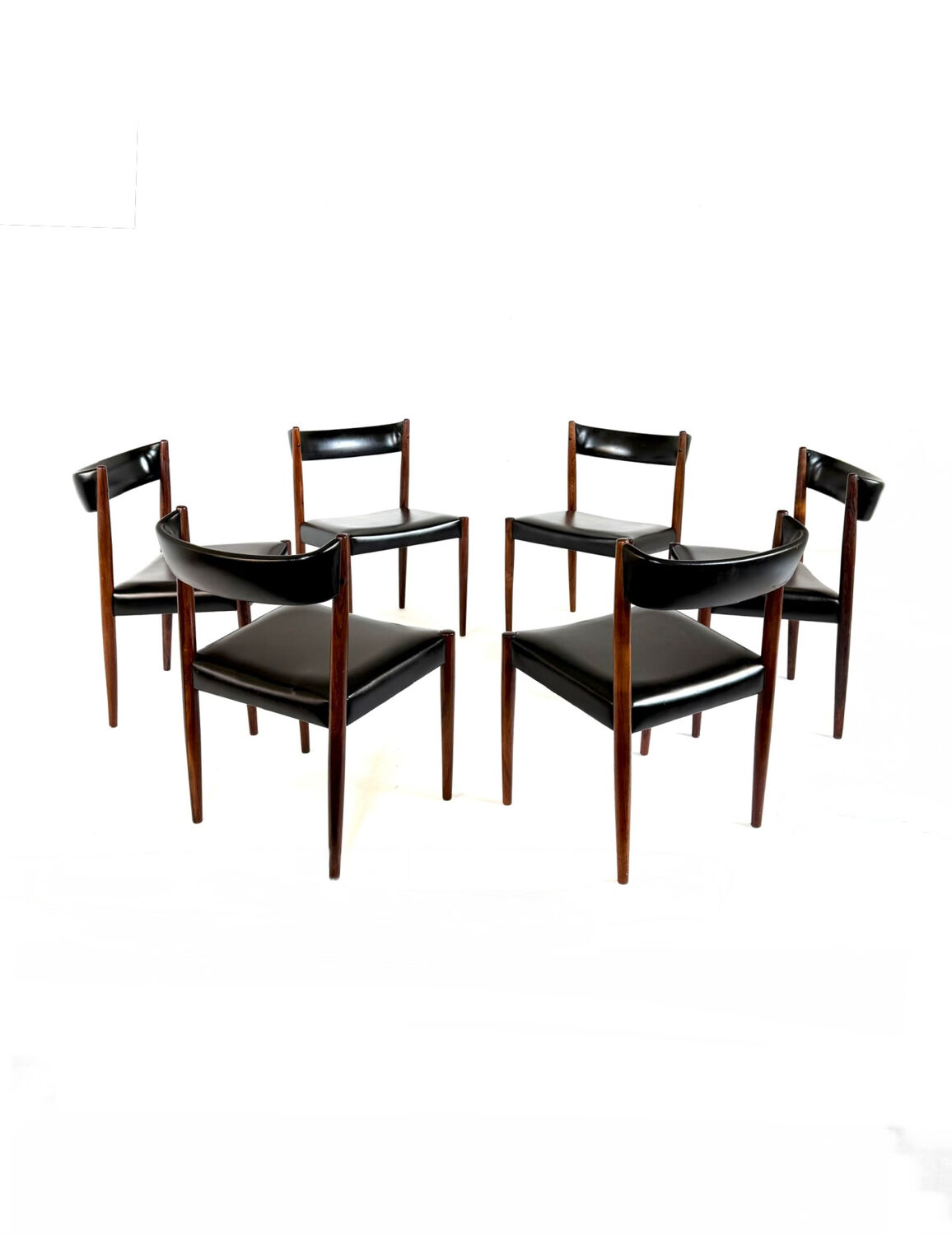 6x vintage Danish chair in Rosewood ‘60