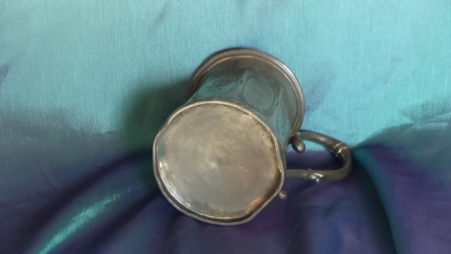 Pewter beer tankard