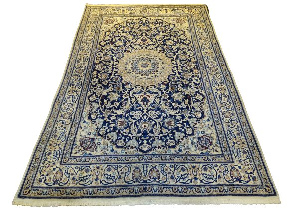 Naïn laine persian carpet - silk circa 1980