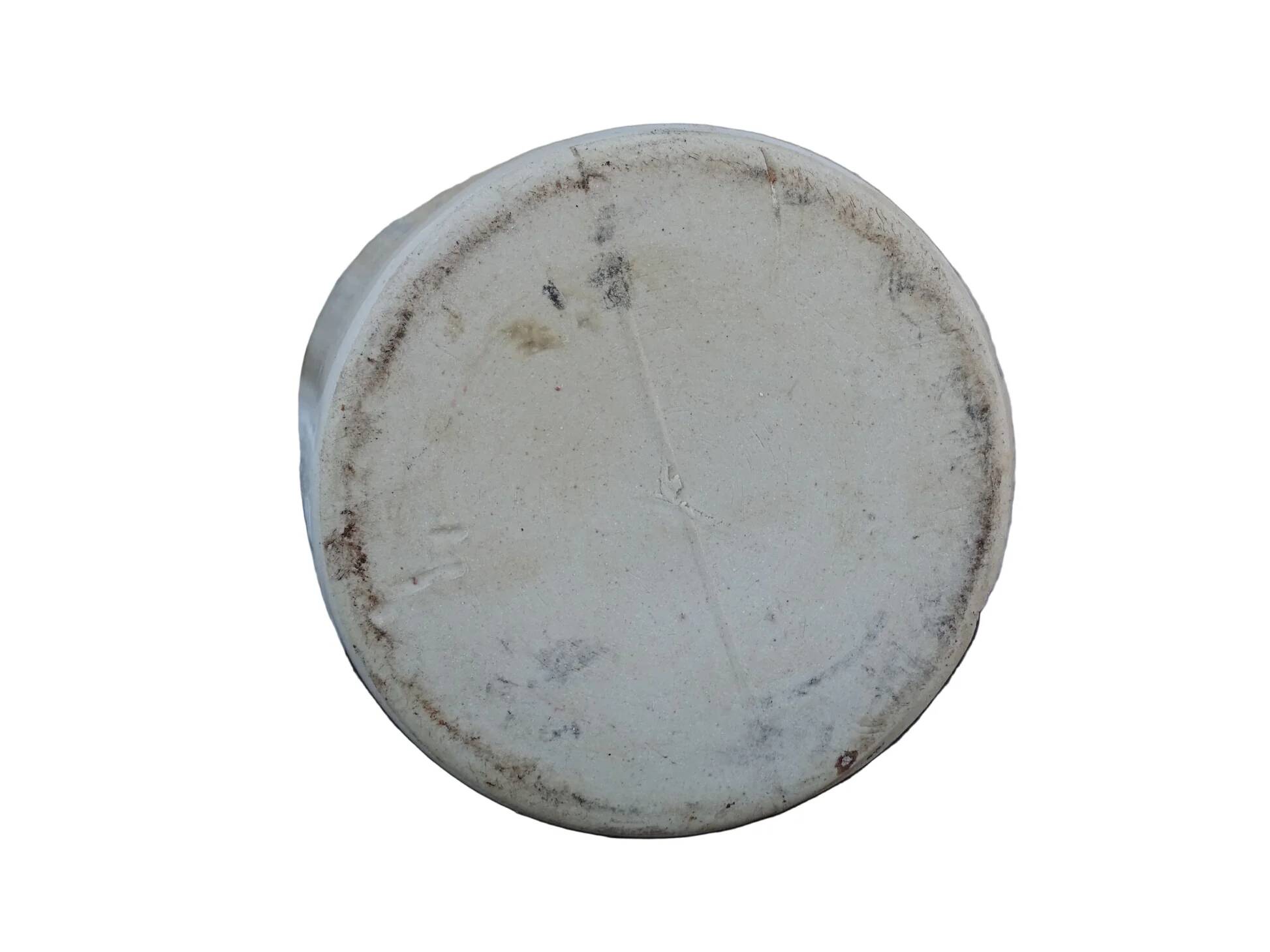 Pot à moutarde vintage français en grès