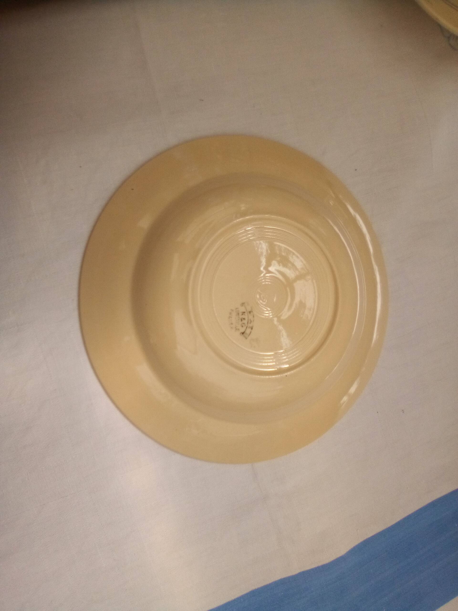 6 May soup plates / KG Lunéville