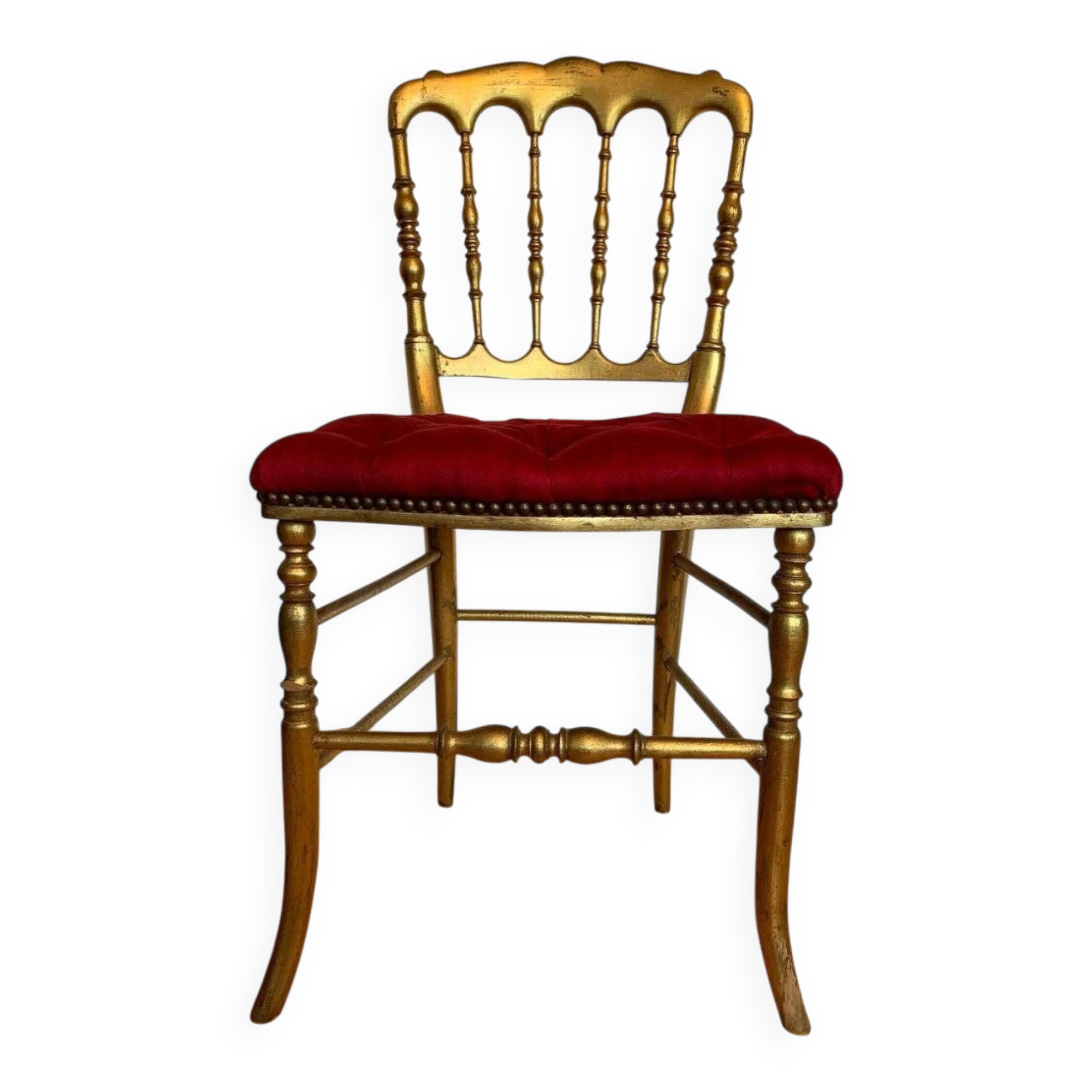 Chaise de salle à manger Chiavari italienne du 19ème siècle