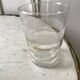 Set of 13 granite water glasses with golden borders 50s-60s