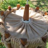 Wool and wood suspension
