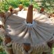 Wool and wood suspension
