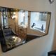 Miroir XXL bicolore forme libe années 60 166x76cm