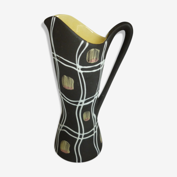 Vintage West Germany ceramic pitcher
