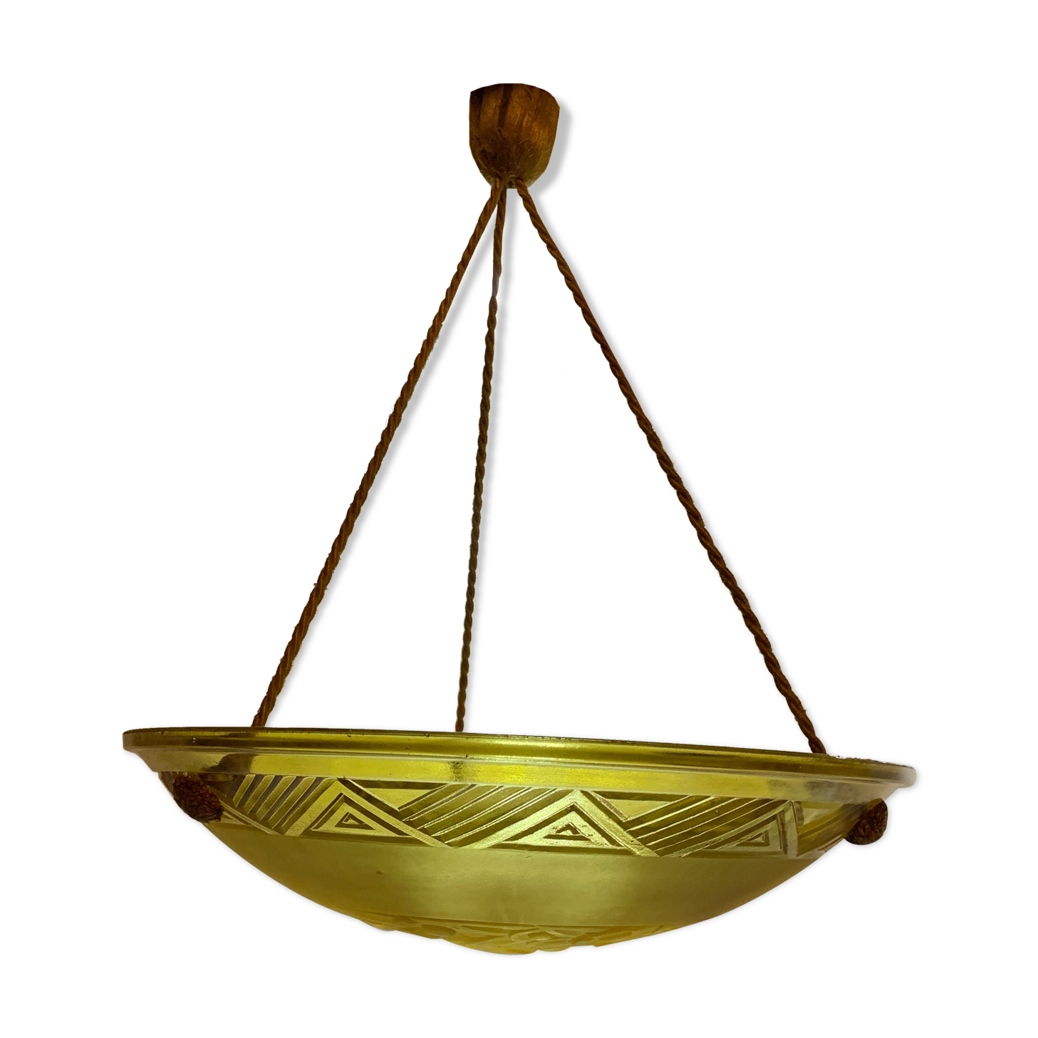 Art Deco illuminating vasque