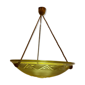 Vasque éclairante art déco