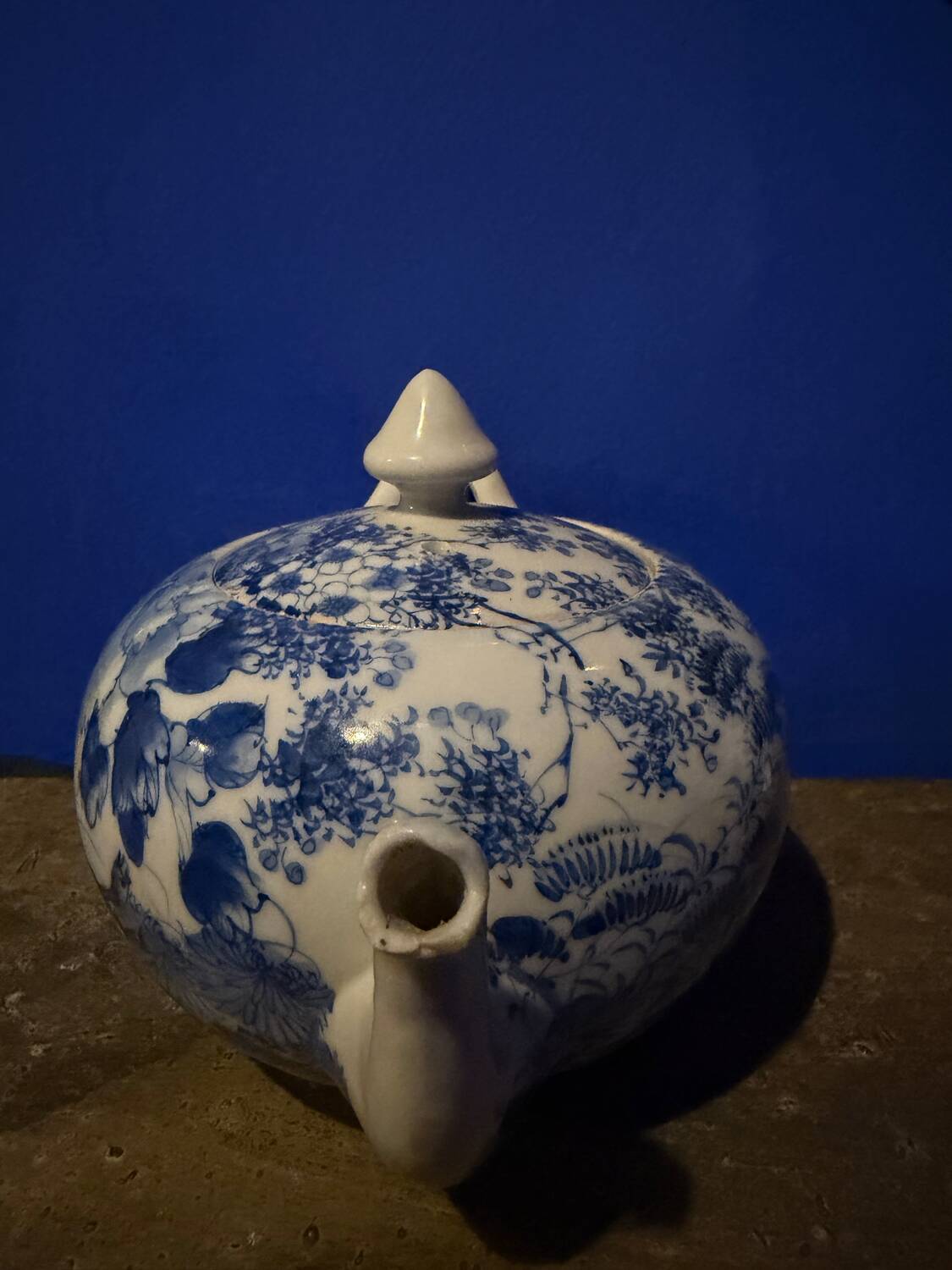 Vintage Japanese Teapot in Seto Porcelain