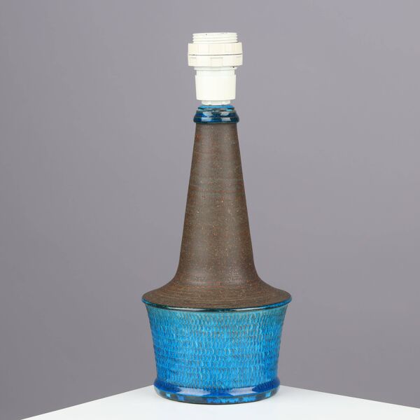 Lampe de table Nils Kahler en céramique Herman A. Kähler, Danemark, 1960 signée