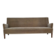 1960s, Danish 4-seater sofa, original light green furniture velour.