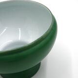 Green glass pendant lamp