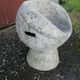 Vintage robert pansart outdoor armchair for elo in fiber cement.