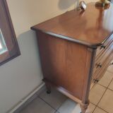 Commode 3 tiroirs merisier massif