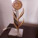 80's design sunflower flower lamp