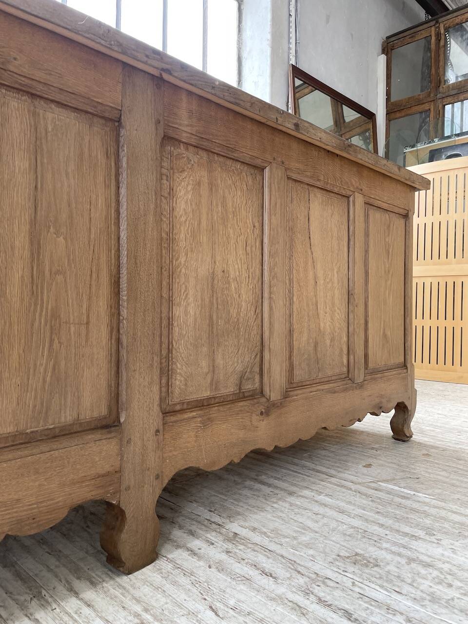 Comptoir en chêne XXL 260 cm