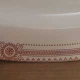 Sarreguemines oval dish