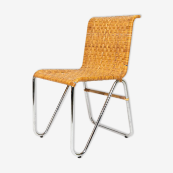 Chaise diagonale vintage Gispen (modèle 2a)