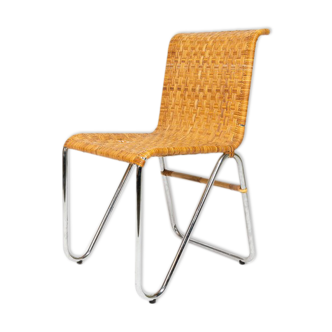 Chaise diagonale vintage Gispen (modèle 2a)