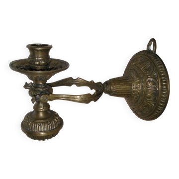 Applique bougeoir en bronze style maritime