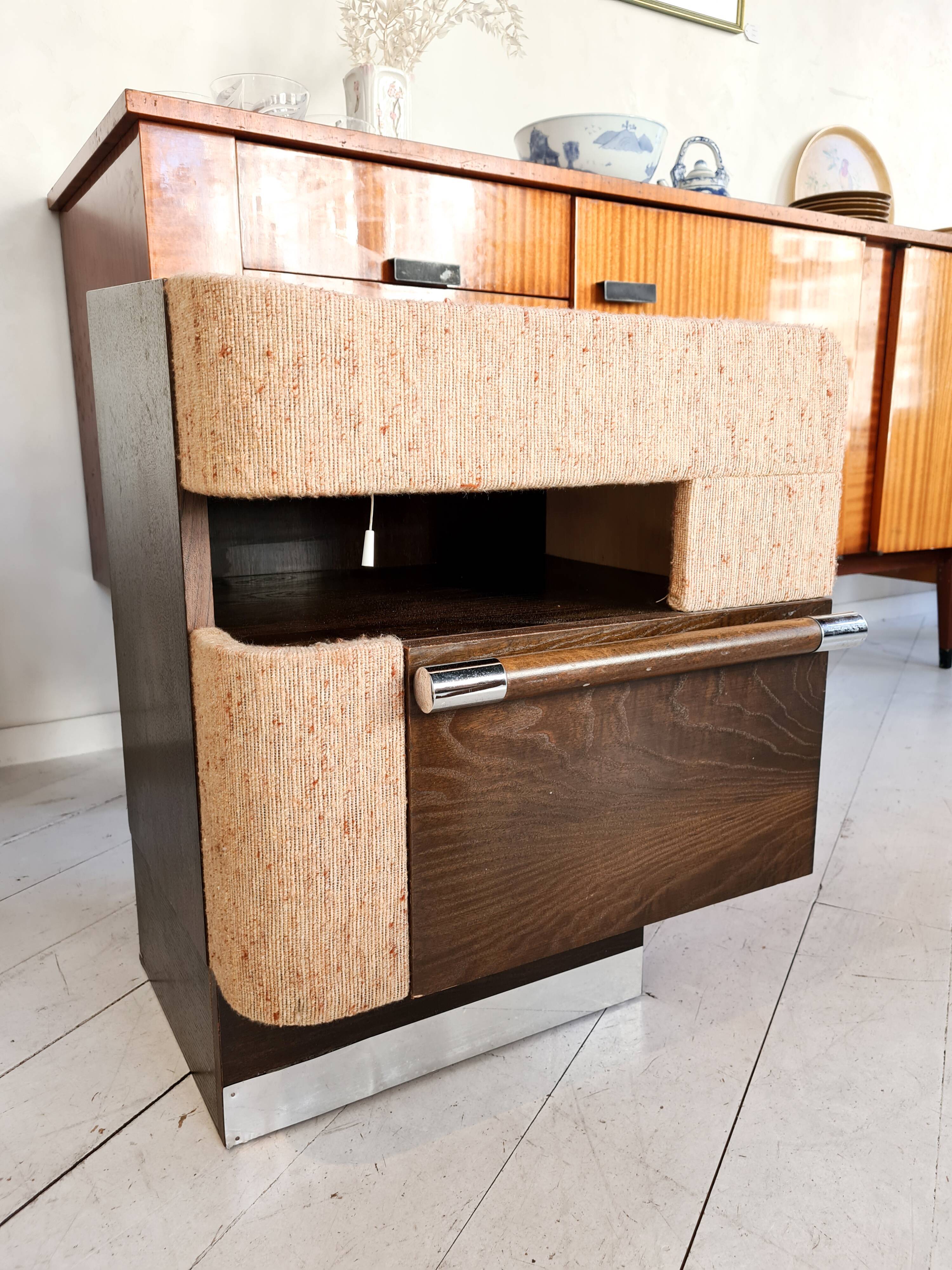 Pair of bedside tables 80s