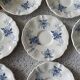 Antique coffee service in Sarreguemines earthenware.