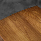 Vintage classic mid-century danish scandinavian modern teak bilateral desk, 1960s