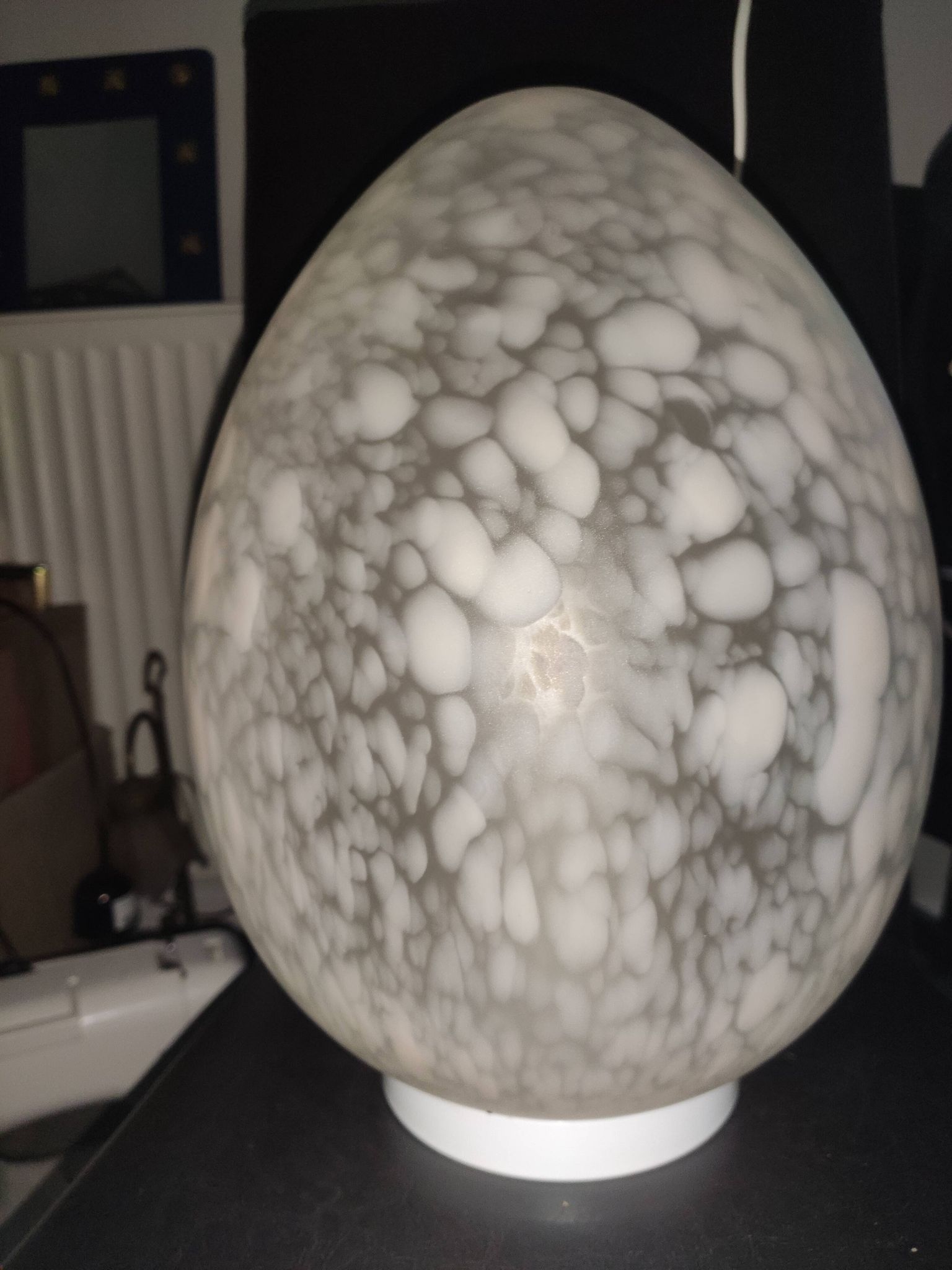 Lampe verre soufflé