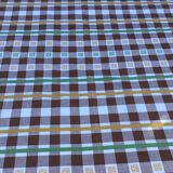 Vintage checkered tablecloth
