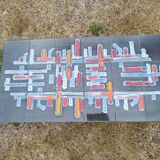 Ceramic iron coffee table ADRI Vallauris