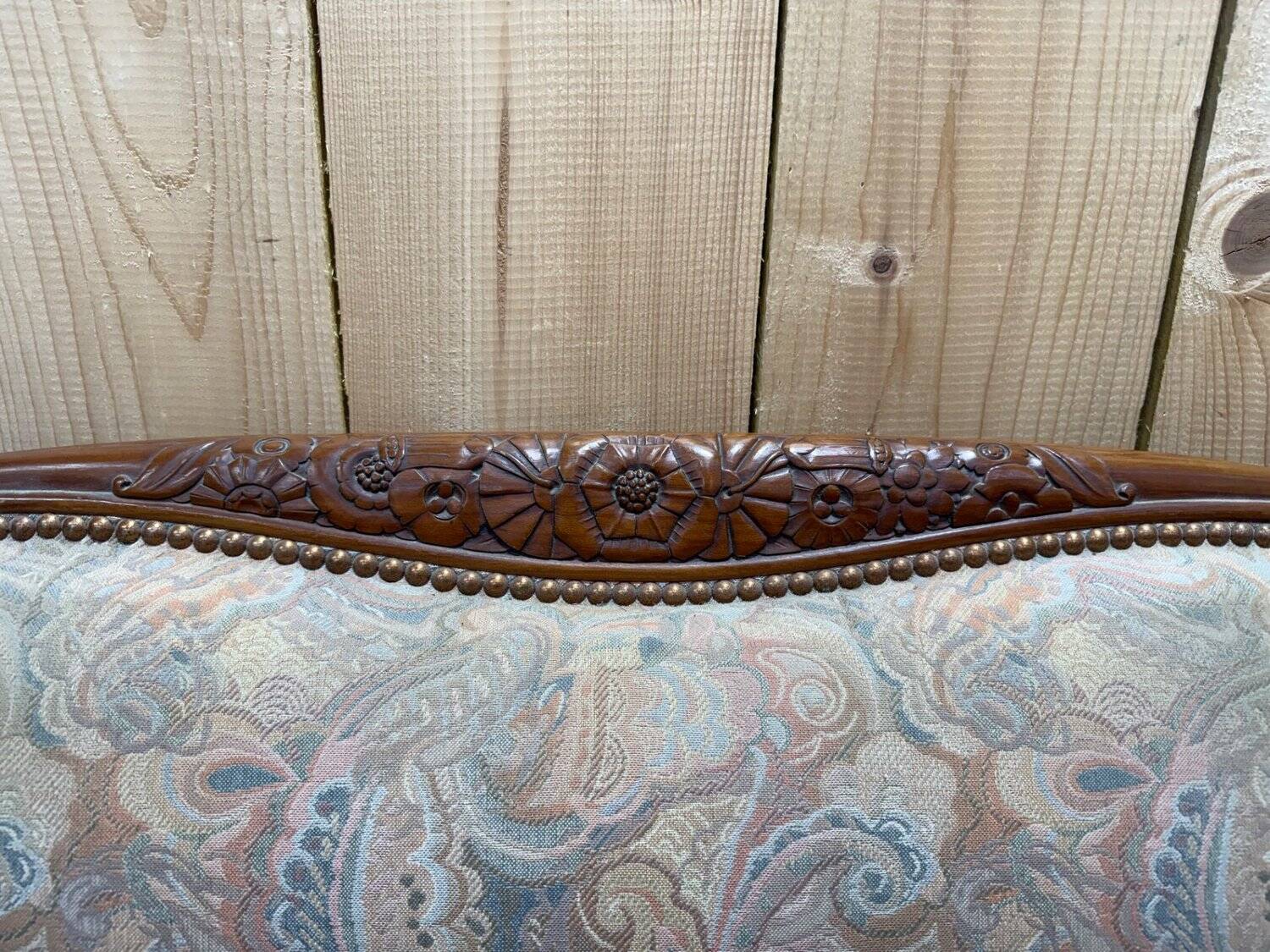 Art Deco banquette attributed to Paul Follot, 1920s.