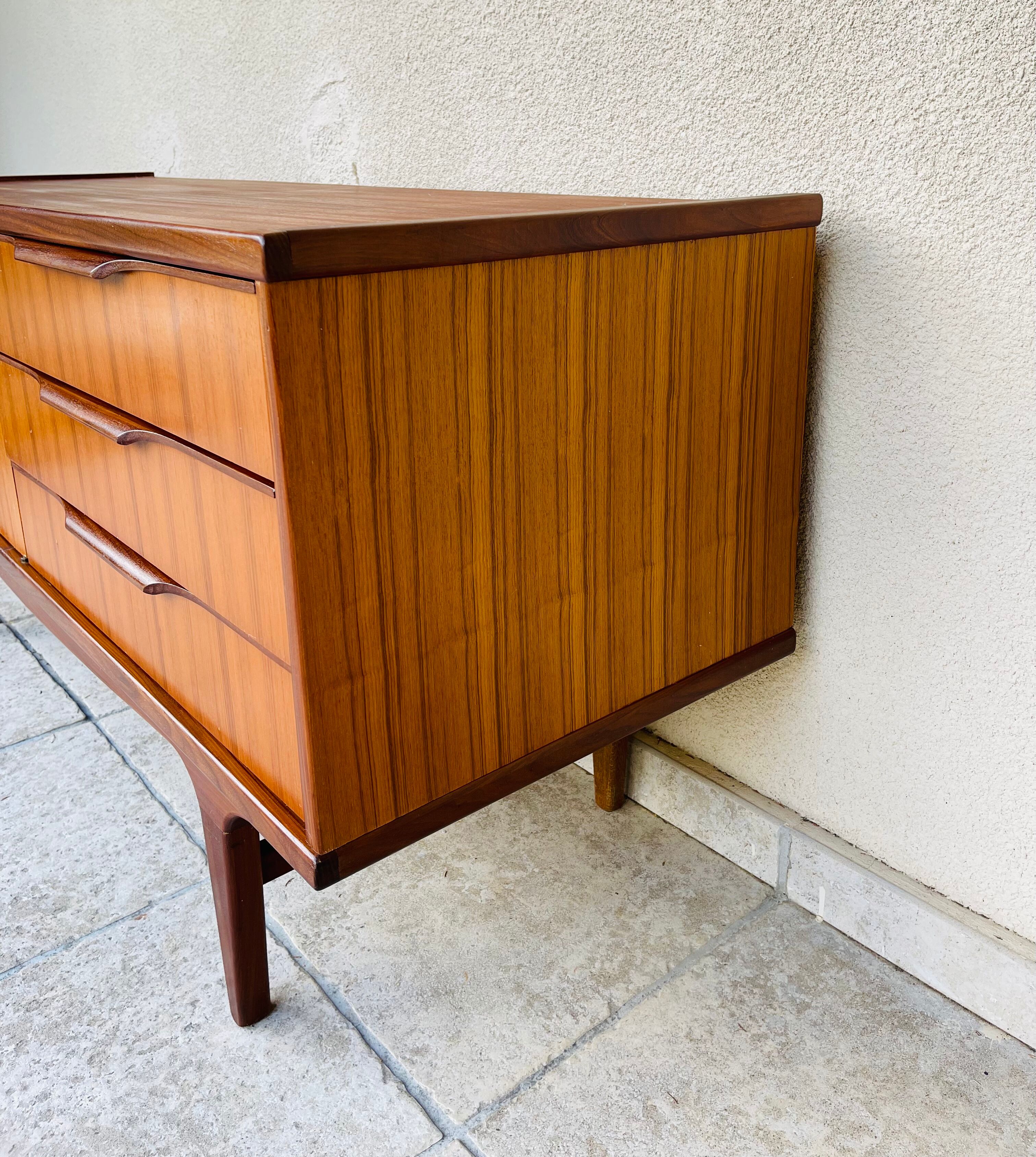 Scandinavian teak row