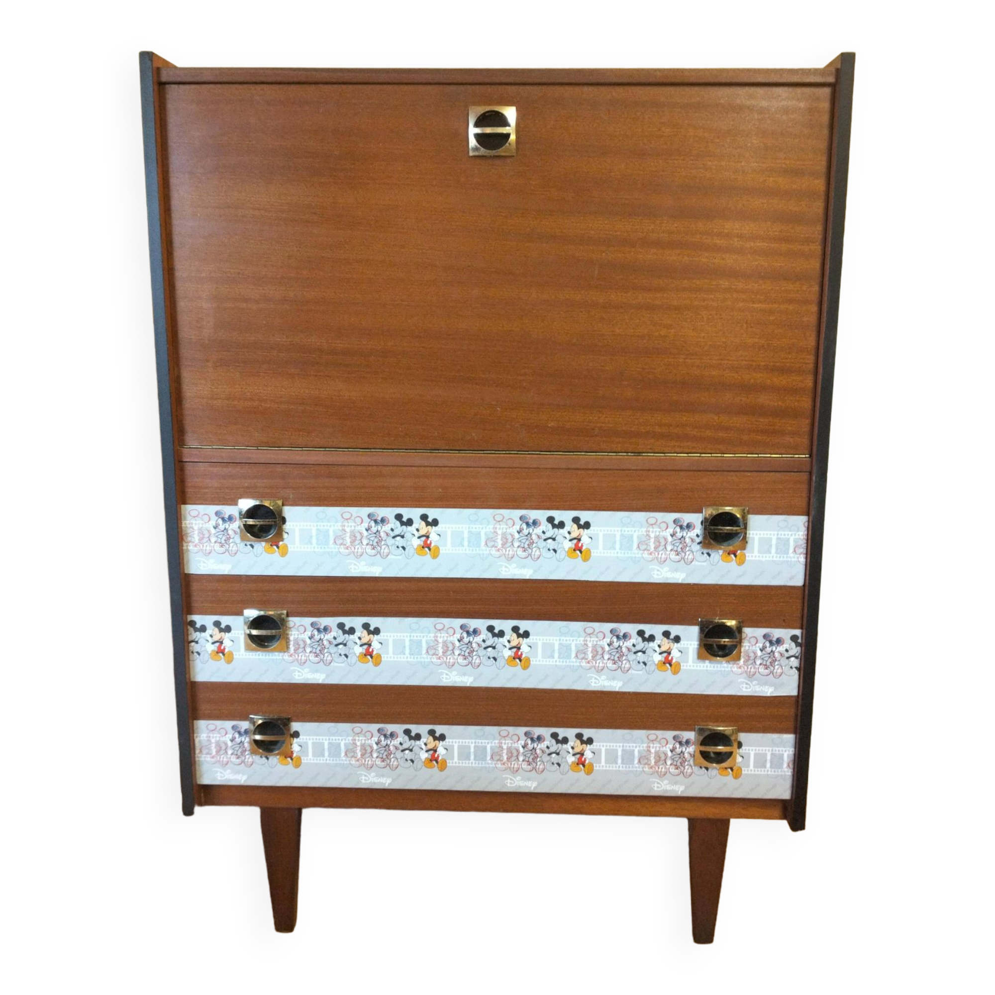 Secretary from the 1980s. "Walt Disney decor"