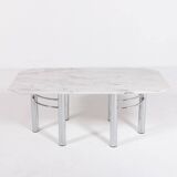 Modern Italian design marble coffee table